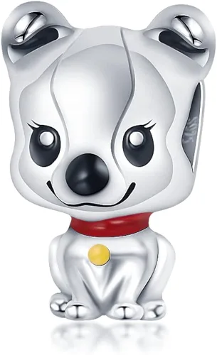 Pandach Abalorio de animales que se adapta a pulseras para mujer plata de ley 925 cuentas de joyería para niñas regalos para mujer pulsera y collar