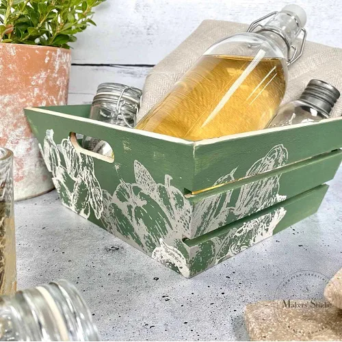Miniatura 3 de A Maker's Studio - Hoja de plantilla de malla adhesiva reutilizable, ideal para manualidades y manualidades, adecuada para pinturas y tintas