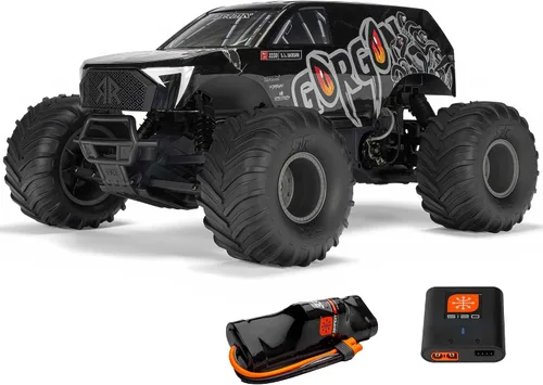 Miniatura 10 de ARRMA Camión RC 1/10 Gorgon 2 Wheel Drive RTR Camión Monster de Motor Cepillado Batería y Cargador Incluidos Azul ARA3230ST5
