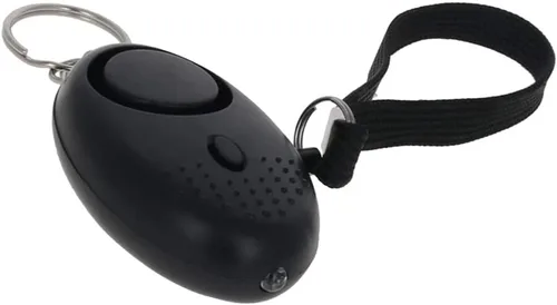 Aicosineg 2 unidades de alarma personal con sonido seguro, alarma personal de seguridad de 120 dB, llavero de alarma de seguridad de emergencia con