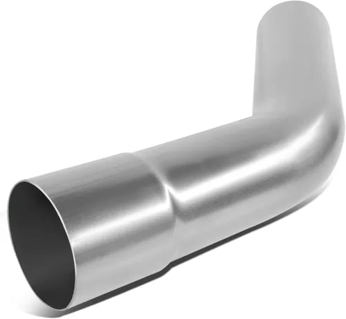 Miniatura 8 de DNA MOTORING ZTL-PP-30-0-RAW Tubo de escape recto de 18 pulgadas para bricolaje, 3 pulgadas de diámetro exterior, ajuste universal, acero suave