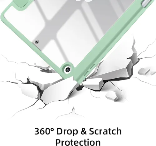 Miniatura 8 de Wenlaty Compatible con Funda para iPad de 9ª/8ª/7ª Generación (2021/2020/2019), Funda Protectora de Cuerpo Completo con Soporte para Lápiz, Funda