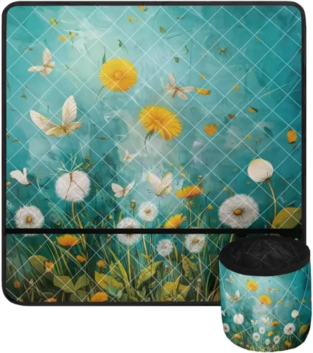 Miniatura 48 de Tapetes para máquina de coser de girasol y colibrí para mesa con bolsillos, para máquinas de coser de Acción de Gracias, alfombrillas para reducir