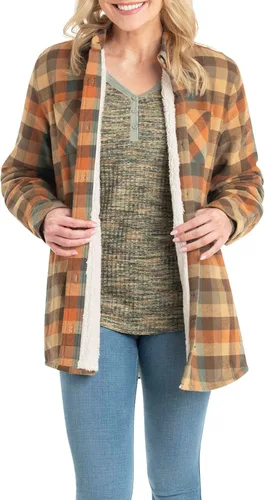 Miniatura 5 de Legendary Whitetails - Chaqueta de franela con forro de sherpa para mujer
