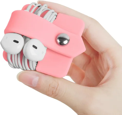 Miniatura 2 de Organizador de Cables con Soporte para Auriculares, Enrollador de Auriculares, Organizador de Auriculares, Auriculares para Auriculares, Enrollador