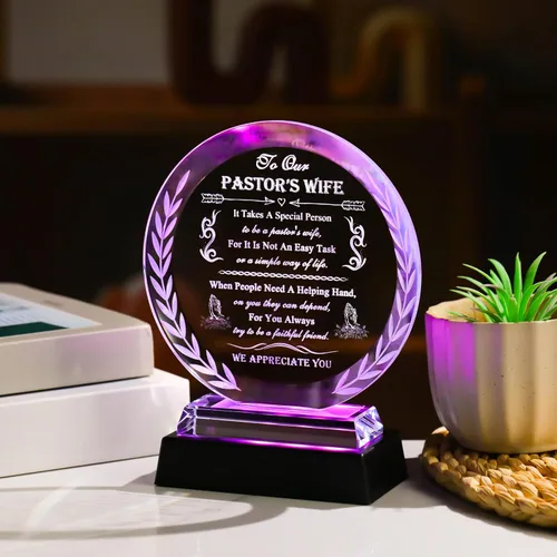 Miniatura 2 de Regalos para la esposa del pastor (esposa del pastor - Olive+LUZ LED)
