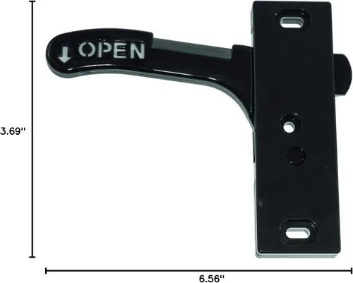 Miniatura 5 de RV Designer E287, Kit de pestillo y manija para puerta mosquitera, mano izquierda, herrajes para puerta de entrada
