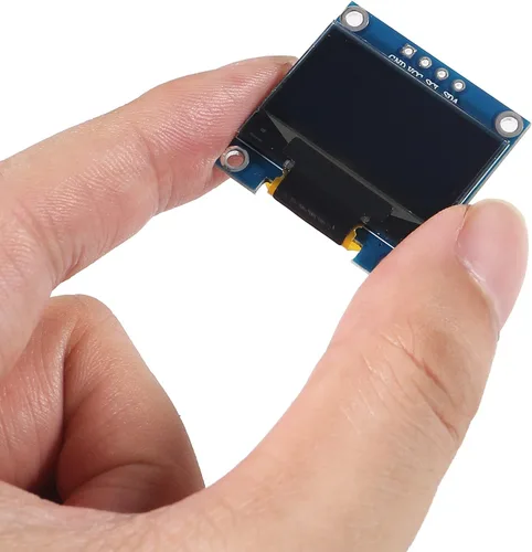 Miniatura 6 de 6 unids 0.96 pulgadas 12864 128x64 OLED pantalla LCD módulo I2C IIC SSD1306 controlador 4 pines para Arduino Raspberry Pi-luz blanca