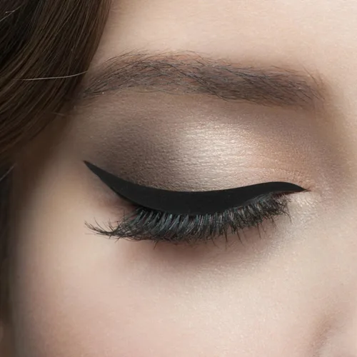 Miniatura 7 de Healifty Pegatinas negras para delineador de ojos, 80 pares, reutilizables, impermeables, ahumadas
