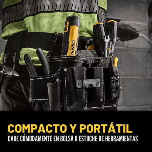 Miniatura 3 de DEWALT Destornillador inalámbrico, destornillador eléctrico recargable USB de 4 V con juego de 12 puntas de destornillador, luz LED, control