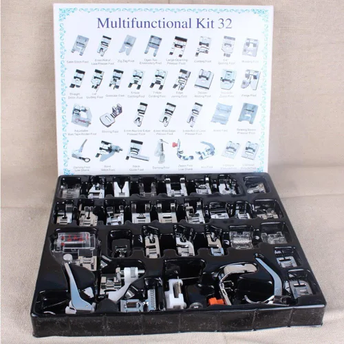 Miniatura 2 de YEQIN Juego de 32 pies de costura doméstica para cantante, hermano, Janome, Kenmore, Babylock, Elna, Toyota, nuevo hogar, máquinas de coser