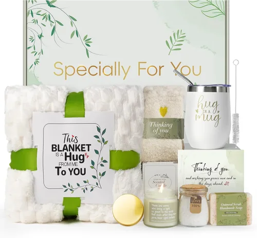 Miniatura 9 de Regalos de cuidado personal para mujeres, cesta de regalo de pronta recuperación, paquete de cuidado para mujeres después de la cirugía, regalos