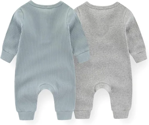 Miniatura 45 de ZAV Mono de manga larga unisex para bebé, niño y niña, 2