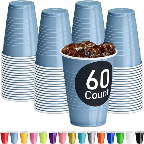 Miniatura 9 de DecorRack - Vasos desechables y reutilizables de 12 onzas para fiestas de cumpleaños, despedidas de soltera, campamentos, eventos en interiores y al