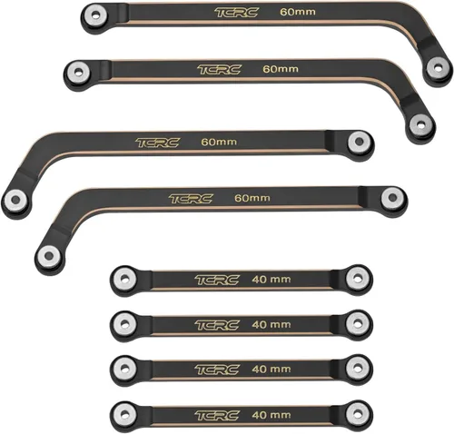 Miniatura 2 de Juego de 8 eslabones de suspensión de latón de alta liquidación para Axial AX24 XC-11/24 RC Crawler piezas de actualización de coche, revestimiento