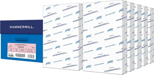 Miniatura 23 de Hammermill Papel de color, papel de impresora crema de 20 libras, 8.5 x 11-1 resma (500 hojas), fabricado en los Estados Unidos, papel pastel