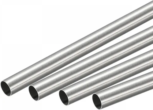 Miniatura 21 de uxcell Tubo redondo de acero inoxidable 304 0.079 in OD 0.008 in espesor de pared 11.811 in longitud 4 piezas