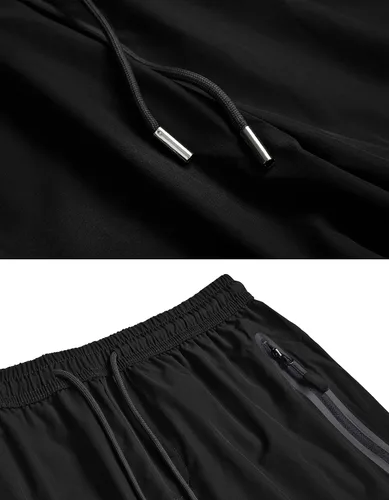 Miniatura 3 de Mens Lightweight Quick Dry Hiking Running Pants Outdoor Sports Breathable Zipper Pockets Athletic Work Pants