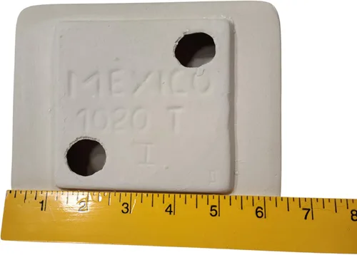 Miniatura 4 de DALTILE Soporte de papel higiénico TP de cerámica blanco nieve montaje en pared Thinset instalación vintage mediados de siglo retro moderno, BA1020T