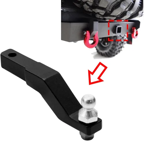 Miniatura 2 de ShareGoo - Receptor de enganche de remolque de aluminio CNC para remolque, piezas compatibles con Traxxas TRX-4 Trail 1/10 RC Crawler Car Truck