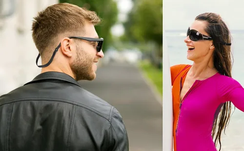 Miniatura 6 de SHINKODA Paquete de 6 correas para gafas - Cordón universal para anteojos - Cordón retenedor de gafas para lectura, seguridad, deportes y gafas