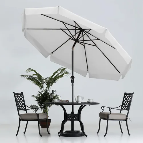 Miniatura 15 de MASTERCANOPY Sombrilla de Patio Valance para Mesa de Exterior Market - 8 Varillas (9 pies, Turquesa)