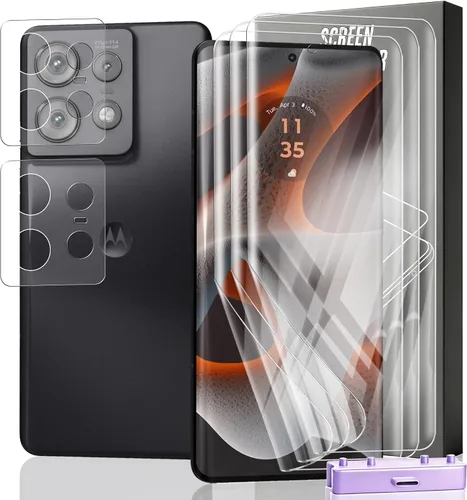 Miniatura 13 de Paquete de 3+2 protectores de pantalla de vidrio templado para teléfono (2a) / (2a) Plus con protector de lente de cámara, dureza 9H, película