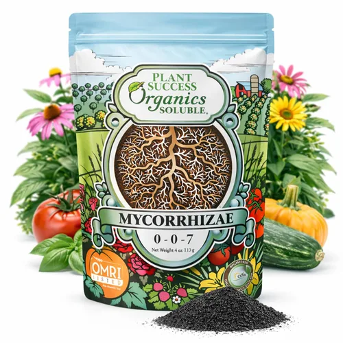 Hongos micorrícicos OMRI - Potenciador orgánico de raíces para el éxito de las plantas, súper potente 20 cepas ECTO y ENDO mezcla para árboles,
