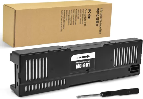 YOUEXPERT Cartucho de mantenimiento MC-G01 Depósito de tinta residual compatible con Canon MAXIFY GX6020 GX7020 GX6040 GX6050 GX7040 GX7050