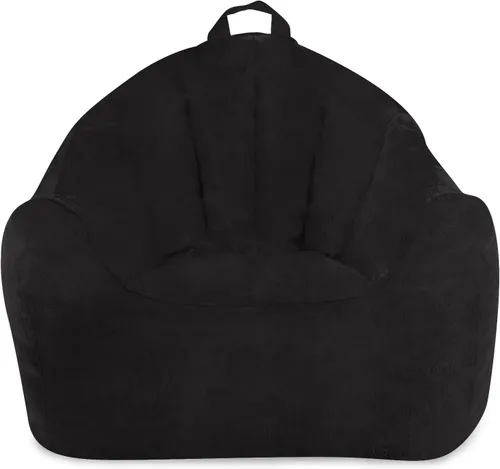 Miniatura 48 de Posh Beanbags - Sillón puff grande, 38 pulgadas, color azul rey sólido Nylon suave - Azul real