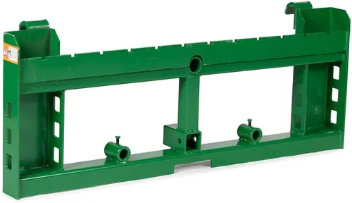 Titan Attachments Marco de horquilla de palet Series Economy, se adapta a gancho y pasador John Deere, clasificado de 4000 libras, se adapta a