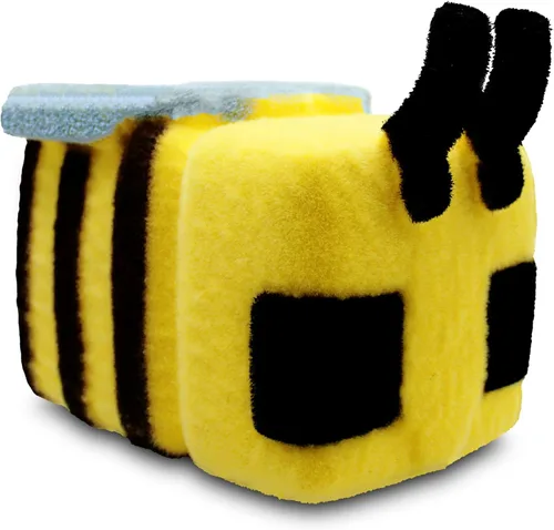 Minecraft Mighty Mega Squishme (Abeja Cozie) | Officially Licensed Minecraft Movie collectible. Soft slow-rise foam squishy, about 8 inches, with a