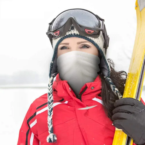 Miniatura 7 de AXBXCX - Protector de cara y cuello térmico para esquiar, para clima frío y actividades al aire libre en invierno