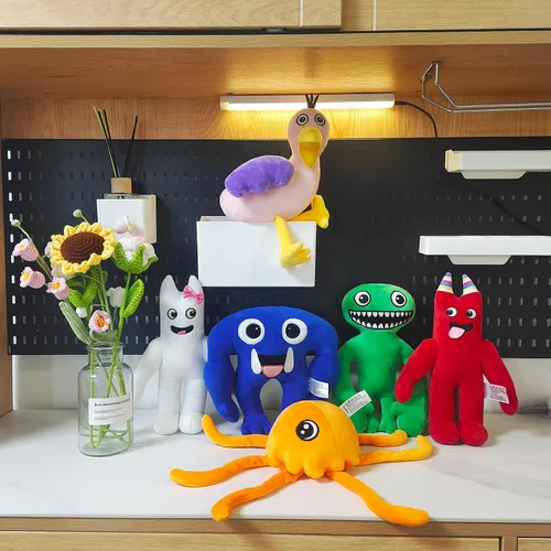 Miniatura 6 de 6 juguetes de peluche de 10 pulgadas, nuevos juguetes para fanáticos, figura de peluche, regalos para niños (6 unidades-01)