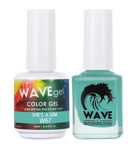 Miniatura 108 de WAVEGEL - Juego dúo de gel y esmalte de uñas a juego - Colección Simplicity - #P109 Blizzard I 0.5 onzas