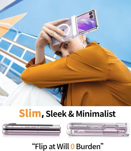 Miniatura 903 de FNTCASE Funda para iPhone 13 Pro-Max: Fundas magnéticas transparentes compatibles con Magsafe Slim anti amarillamiento protección contra caídas