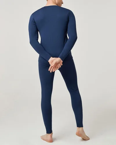Miniatura 2 de LAPASA Men's Thermal Underwear Set Soft Fleece Lined Long Johns LightMidHeavy Weight Base Layer Top & Bottom M11M24M57