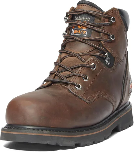 Timberland PRO Botas Pit Boss con punta de acero para hombre Marrón-2024 Nuevo