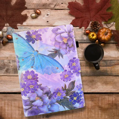 Miniatura 7 de Funda para Samsung Galaxy Tab A7 Lite de 8.7 pulgadas modelo 2021 (SM-T220/T225/T227), soporte de visión multiángulo, cartera delgada con bolsillos
