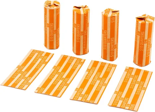 Miniatura 3 de Conjunto de Envoltorios Planos a Rayas para Monedas 100