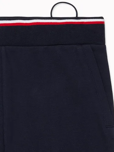 Miniatura 3 de Tommy Hilfiger Pantalones cortos de cintura alta adaptables para mujer con trabillas para dominar