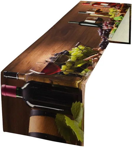 Miniatura 14 de Camino de mesa de lino de algodón, cuchillo de cocina occidental, tenedor, colección de mesa rectangular, desierto salvaje oeste americano
