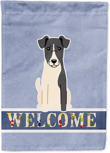 Miniatura 71 de Caroline's Treasures BB5622GF Airedale - Bandera de bienvenida para jardín, bandera decorativa para patio, exteriores, patio, parterres