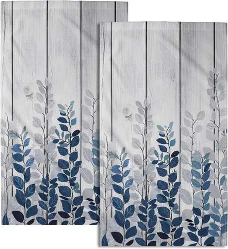 Miniatura 24 de Giwawa Toallas de Mano Verdes Bosque Nebuloso Set de 2 Montaña Bosque Suave Toallas de Huésped Toallas de Cara Baño Decoraciones Finas Toallas