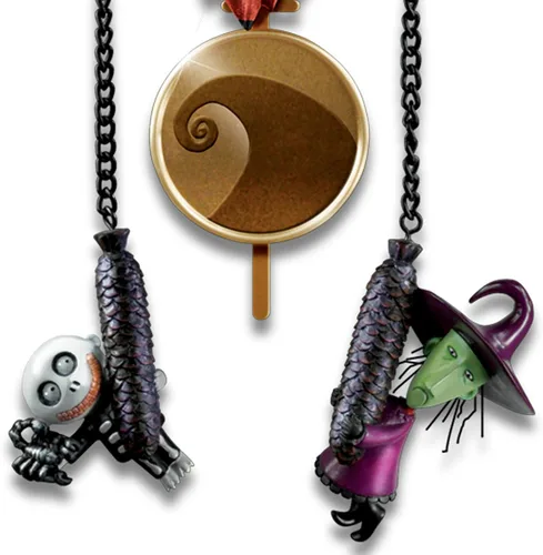 Miniatura 4 de The Bradford Exchange reloj cucú, reloj de pared de La Pesadilla antes de Navidad de Tim Burton