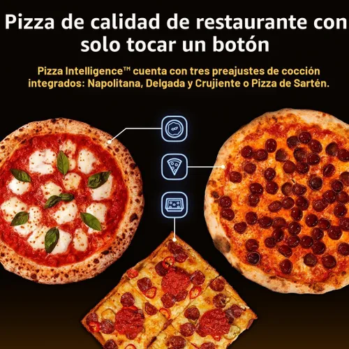 Miniatura 5 de Ooni Volt 2 - Horno eléctrico de pizza para interiores, horno tostador eléctrico versátil para encimera, cocina pizzas de 12 pulgadas y más