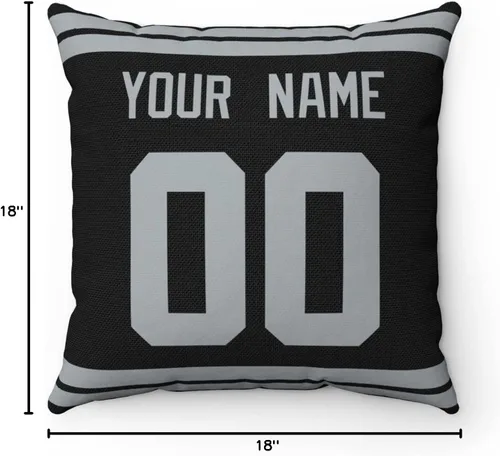Miniatura 8 de ANTKING 2 paquetes de almohadas personalizadas con cualquier nombre y número para hombres, mujeres y niños Para Las Vegas