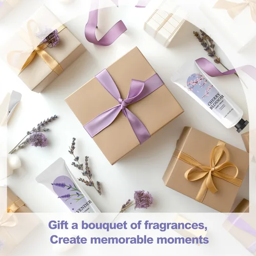 Miniatura 6 de spa luxetique 10 Pack Crema de Mano Regalos para el Día de la Madre Regalos para Mamá Loción de Mano para Piel Seca y Agrietada Tamaño de Viaje Mini