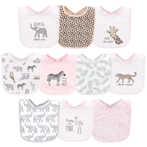 Miniatura 41 de Hudson - Babero unisex de algodón para bebé, baberos de algodón, talla única , Cactus rosa
