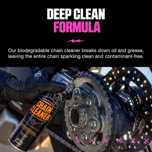 Miniatura 4 de Muc-Off Limpiador de cadena de motocicleta, 16.9 onzas líquidas - Spray de cadena y desengrasante para limpieza - para dentro y fuera de carretera